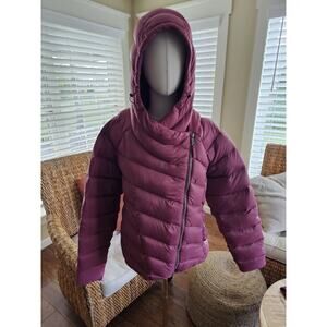L.L. Bean asymmetrical down jacket